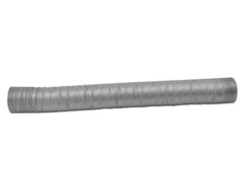 Corvette Carburetor Preheater Hose, Flexible Aluminum, 1976-1982