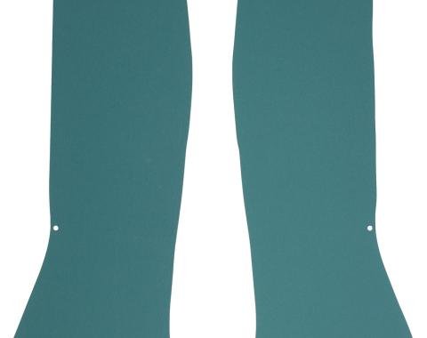 El Camino Interior Rear Side Panels, Aqua, 1964-1967