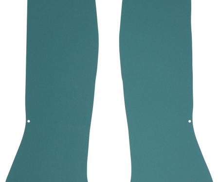 El Camino Interior Rear Side Panels, Aqua, 1964-1967
