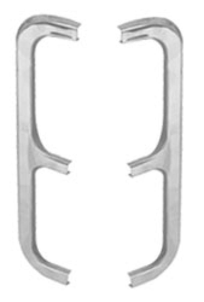 Chevelle & El Camino Front Grille Moldings, Outer, Left & Right, 1971
