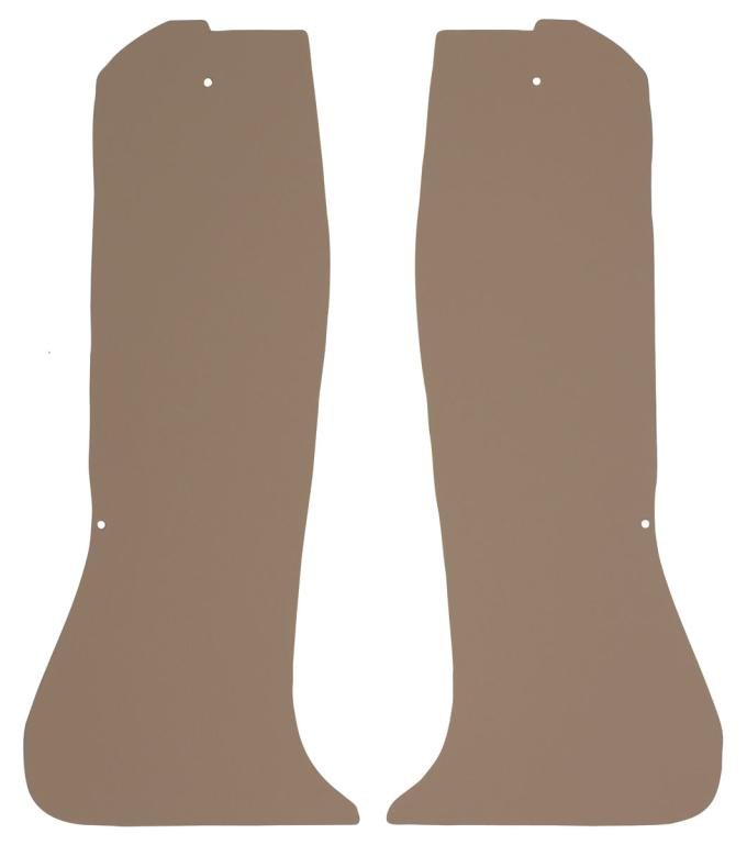 El Camino Interior Rear Side Panels, Fawn, 1964-1967