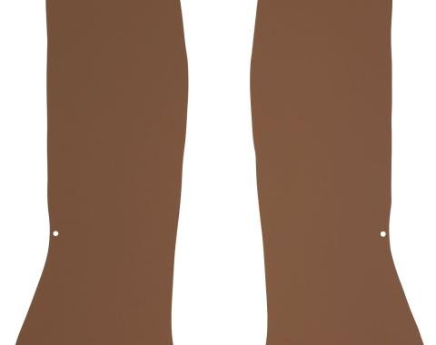 El Camino Interior Rear Side Panels, Saddle, 1964-1967