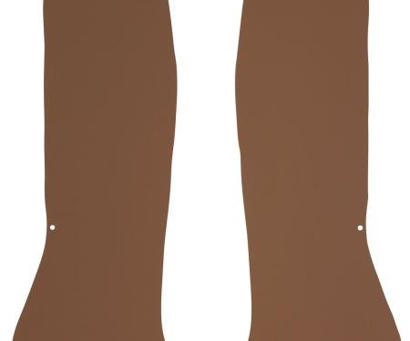 El Camino Interior Rear Side Panels, Saddle, 1964-1967