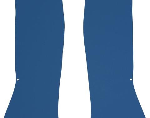 El Camino Interior Rear Side Panels, Bright Blue, 1964-1967
