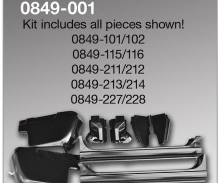 Key Parts '67-'72 Cab Repair Kit 0849-001