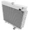 Champion Cooling 2 Row All Aluminum Radiator Made With Aircraft Grade Aluminum EC340