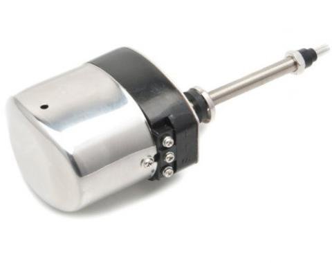 Electric Windshield Wiper Motor - 12 Volt - Replacement Type - Stainless Steel - Ford