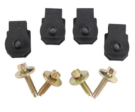 Pony Enterprises 79-93 Mustang Reinforcement Panel Headlamp Hardware Kit 1088