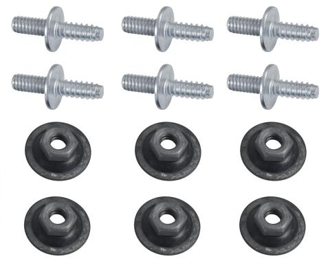 Pony Enterprises 1979-1982 Ford Mustang Hood Scoop Attaching Mounting Hardware Kit 1285