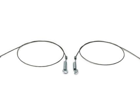 Auto Pro USA 1965-1968 Ford Mustang Convertible Top Cable, 28 1/8 in., Pair CCT1016