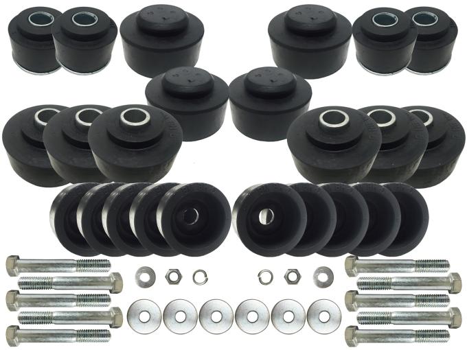 Auto Pro USA Body Mount Bushing And Hardware Set, Includes All Mounting Bushings, 22 Piece Hardware Set BM1022KIT
