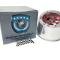 Auto Pro USA VSW Steering Wheel S6 Hub Adapter, Silver, Includes Hardware Set/Horn-Button Wiring STH1010SIL