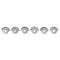 Corvette Dash Knob Indicator Bezels, For Cars With Air Conditioning, 1965-1967