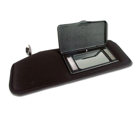 Corvette Sunvisor, With Lighted Mirror, Left, 1984-1996