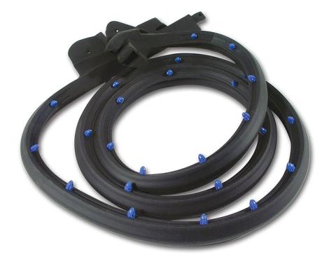 Corvette Door Main Weatherstrip USA, Left, 1984-1989