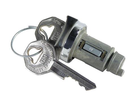 Corvette Ignition Lock, With Original Key, 1953-1964
