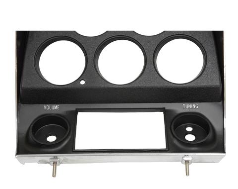 Corvette Center Instrument Cluster Bezel, 1969-1971 - DAMAGED