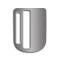 American Car Craft 2006-2008 HHR - Shifter Insert Brushed with Polished Ring, Stainless Steel 421003