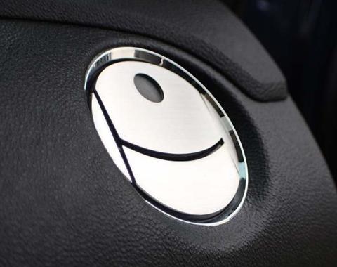 American Car Craft 2009-2012 HHR SS - Round A/C Vent Duct Covers 4 Vents, Brushed Stainless Steel 421020