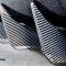 American Car Craft 2014-2019 C7 Z06/GS Corvette - Rear Diffusers Carbon Fiber Wrapped 6Pc, Stainless Steel (Vinyl Carbon Fiber Wrap) 052098