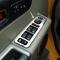 American Car Craft 2003-2007 Hummer H2 - Door Arm Control Plates 4Pc, Brushed Stainless with Polished Rings 491003