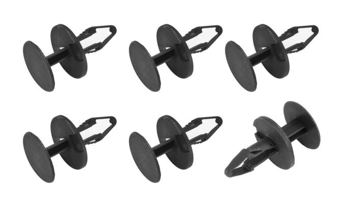 Redline Restomotive® 2015-2019 Ford Mustang 6 Piece Cowl Vent Retainer Attaching Hardware