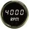Intellitronix Mini-Tachometer Programmable Black MS9002