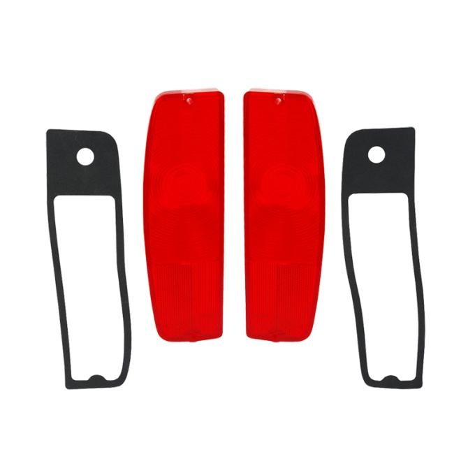 Dennis Carpenter Taillight Lens Kit - Lens and Gaskets - 1964-66 Ford Truck, 1966 Ford Bronco C4TZ-13450-KIT