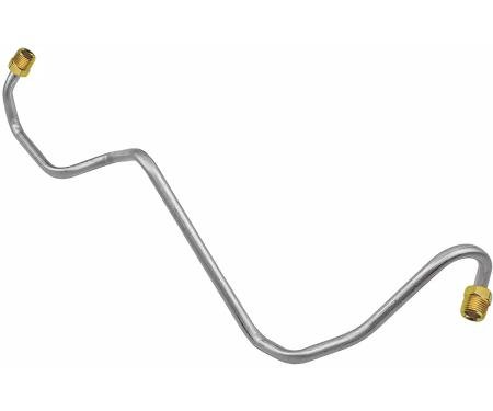 Camaro Pump To Carburetor Line, V8, Four Barrel, Short Pump, Stainless Steel 1978-1979