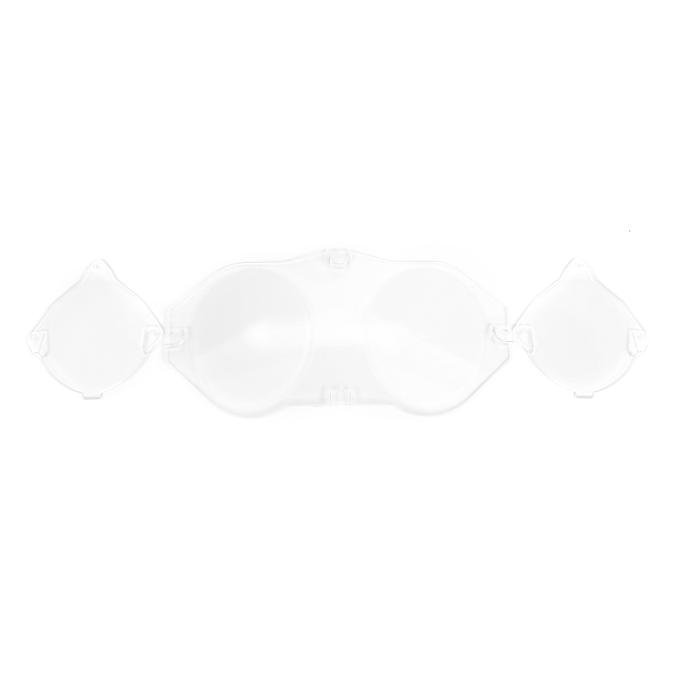 Redline Restomotive® 1969-1970 Ford Mustang Instrument Bezel Lens Set without Tach
