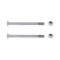 United Pacific Stainless Steel Bumper End Bolts And Nuts For 1928-31 Ford Model A (Pair) A6219