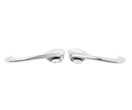 Trim Parts 1966-67 Chevrolet Chevy II & Nova 2/4-Door Front Outside Door Handles, Pair 3062