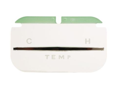 Trim Parts 1958 Chevrolet Full Size Car Engine Temprature Gauge Face, Each 2013