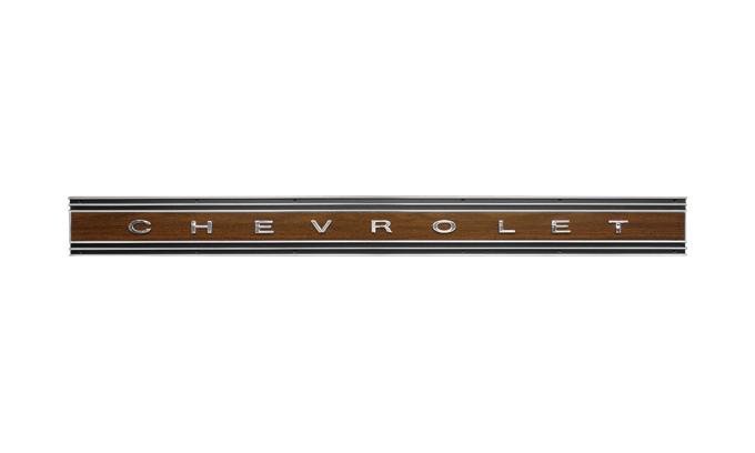 Trim Parts 1969-72 Chevrolet Truck Woodgrain Tailgate Panel Assembly, Each 9655