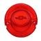 Trim Parts 1964 Chevrolet Full Size Car Red Tail Light Lens W/Red Bowtie & W/O Trim, Each A2350B