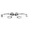 Trim Parts 1958 Chevrolet/Pontiac Full Size Car Front Or Rear Door Handle Assemblies, Pair 2072
