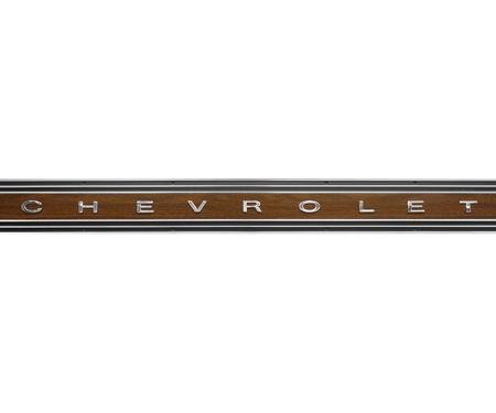 Trim Parts 1969-72 Chevrolet Truck Woodgrain Tailgate Panel Assembly, Each 9655