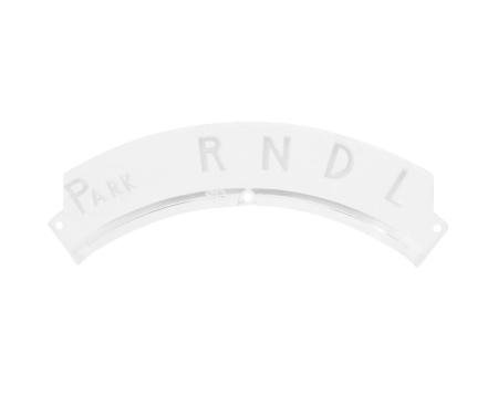 Trim Parts 1961-62 Chevrolet Full Size Car "Powerglide" Transmission Indicator Lens, Each 2098