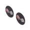 Trim Parts 1968-77 Chevrolet Corvette Inside Door Handle Emblem, Pair 5951