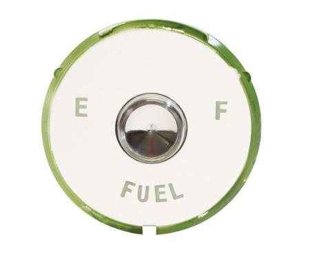 Trim Parts 1961-62 Chevrolet Full Size Car Fuel Gauge Face, Each 2095