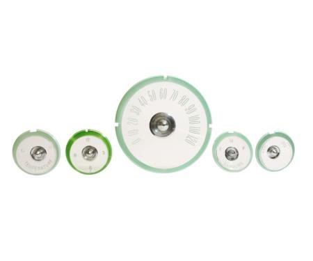 Trim Parts 1959-60 Chevrolet/El Camino 5-Piece Instrument Lens Set W/Wesclox Clock 2067