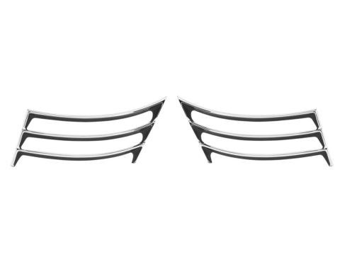 Trim Parts 1969 Chevrolet Camaro Rear Fender Molding W/Fasteners, Pair 6776