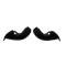 Trim Parts 1966-67 Chevrolet Chevelle Black Windlace End Caps, Each 4340