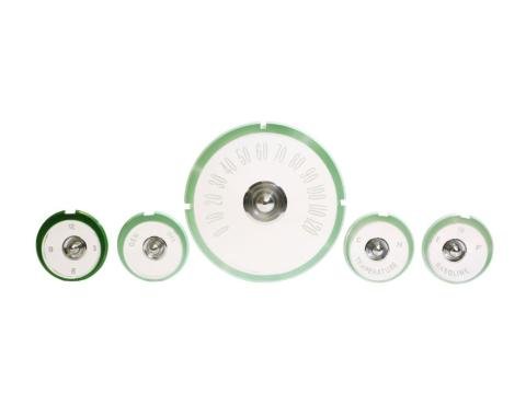 Trim Parts 1959-60 Chevrolet/El Camino 5-Piece Instrument Lens Set W/Borg Clock 2067A