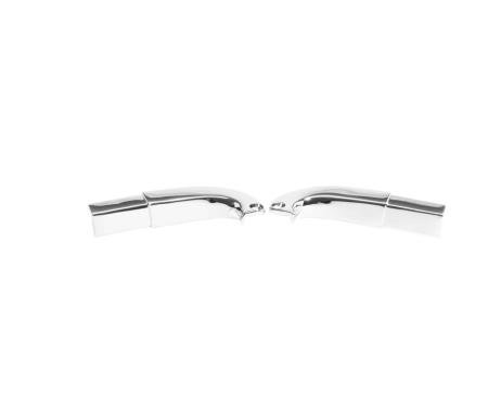 Trim Parts 1965 Chevrolet Impala Sport Coupe Rear Quarter Window Corner W/Fasteners, Pair 2450