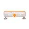 Trim Parts 1974-77 Chevrolet Camaro Dark Amber Front Marker Light Assembly, Pair A6742