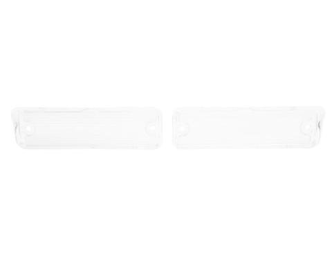 Trim Parts 1965 & 67 Chevrolet Chevelle/Wagon/El Camino Clear Back Up Light Lens, Pair A4230