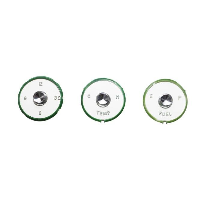Trim Parts 1961-62 Chevrolet Full Size Car 4-Piece Instrument Lens Set W/Wesclox Clock 2099