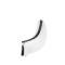 Trim Parts 1957 Chevrolet Full Size Car Left & Right Front Hood Bar Extensions, Pair 1423