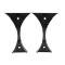 Trim Parts 1967-68 Pontiac Firebird Between Headlight Grille Insert, Pair 8509